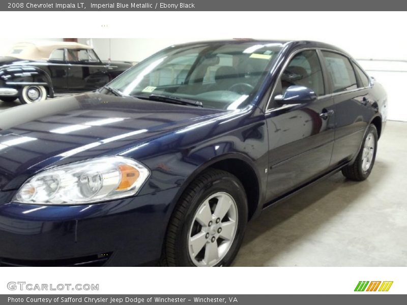 Imperial Blue Metallic / Ebony Black 2008 Chevrolet Impala LT