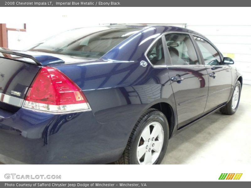 Imperial Blue Metallic / Ebony Black 2008 Chevrolet Impala LT