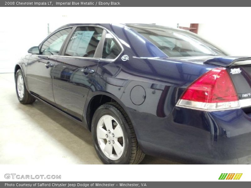 Imperial Blue Metallic / Ebony Black 2008 Chevrolet Impala LT
