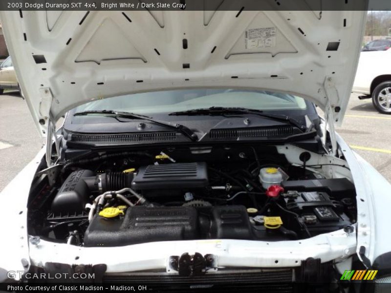 Bright White / Dark Slate Gray 2003 Dodge Durango SXT 4x4