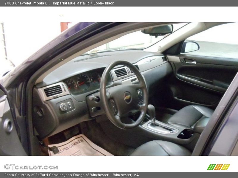 Imperial Blue Metallic / Ebony Black 2008 Chevrolet Impala LT