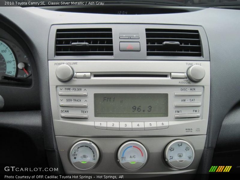 Classic Silver Metallic / Ash Gray 2010 Toyota Camry SE