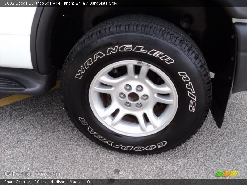 Bright White / Dark Slate Gray 2003 Dodge Durango SXT 4x4