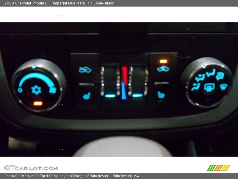 Imperial Blue Metallic / Ebony Black 2008 Chevrolet Impala LT
