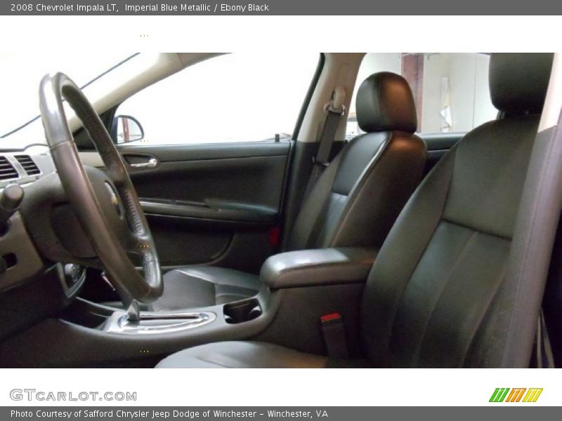 Imperial Blue Metallic / Ebony Black 2008 Chevrolet Impala LT