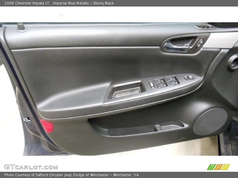 Imperial Blue Metallic / Ebony Black 2008 Chevrolet Impala LT