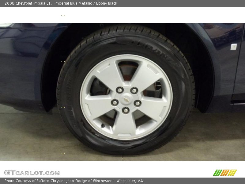 Imperial Blue Metallic / Ebony Black 2008 Chevrolet Impala LT