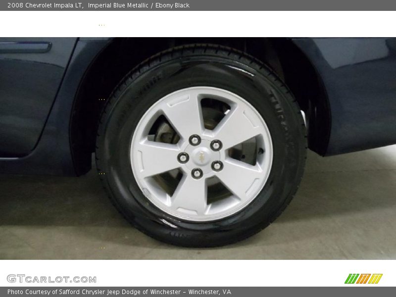 Imperial Blue Metallic / Ebony Black 2008 Chevrolet Impala LT