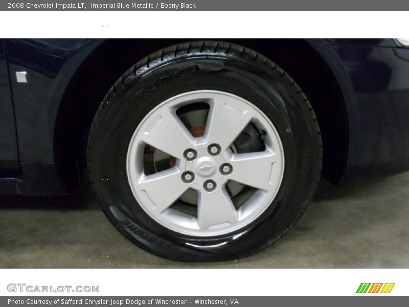 Imperial Blue Metallic / Ebony Black 2008 Chevrolet Impala LT