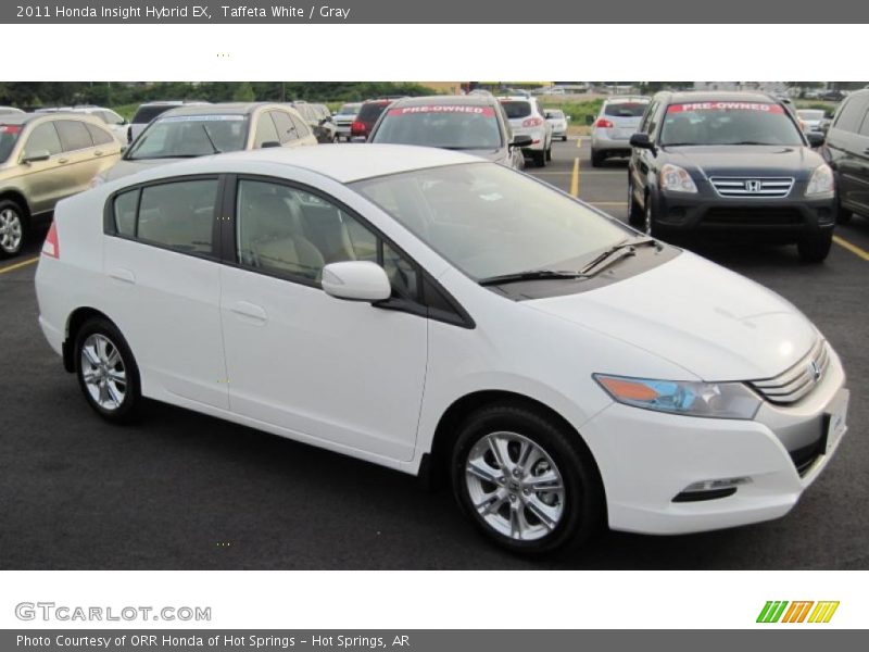 Taffeta White / Gray 2011 Honda Insight Hybrid EX