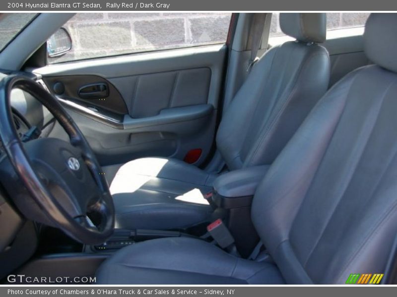 Rally Red / Dark Gray 2004 Hyundai Elantra GT Sedan