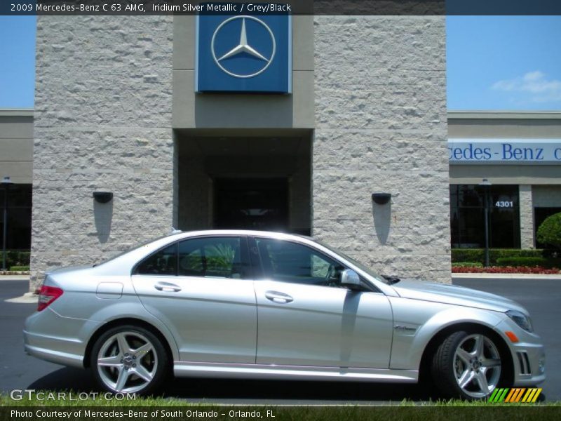 Iridium Silver Metallic / Grey/Black 2009 Mercedes-Benz C 63 AMG