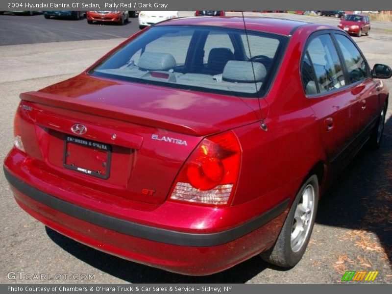 Rally Red / Dark Gray 2004 Hyundai Elantra GT Sedan