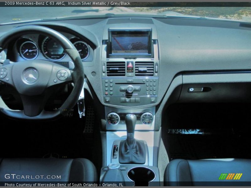 Iridium Silver Metallic / Grey/Black 2009 Mercedes-Benz C 63 AMG