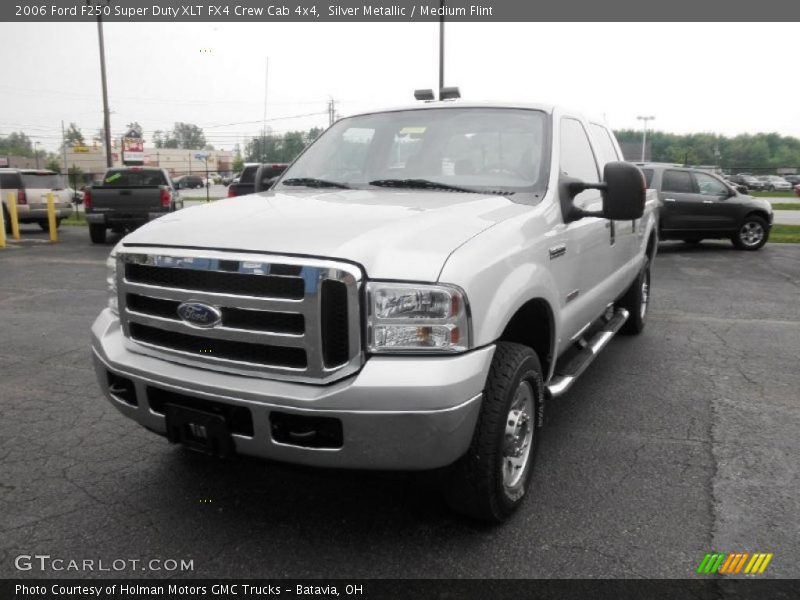 Silver Metallic / Medium Flint 2006 Ford F250 Super Duty XLT FX4 Crew Cab 4x4