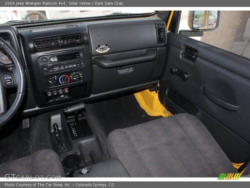 Solar Yellow / Dark Slate Gray 2004 Jeep Wrangler Rubicon 4x4