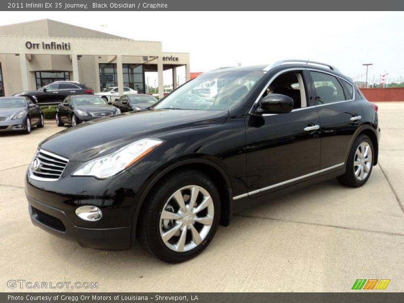 Black Obsidian / Graphite 2011 Infiniti EX 35 Journey