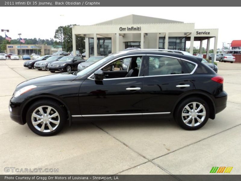 Black Obsidian / Graphite 2011 Infiniti EX 35 Journey