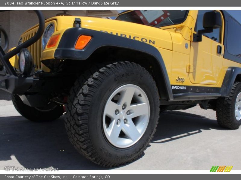 Solar Yellow / Dark Slate Gray 2004 Jeep Wrangler Rubicon 4x4