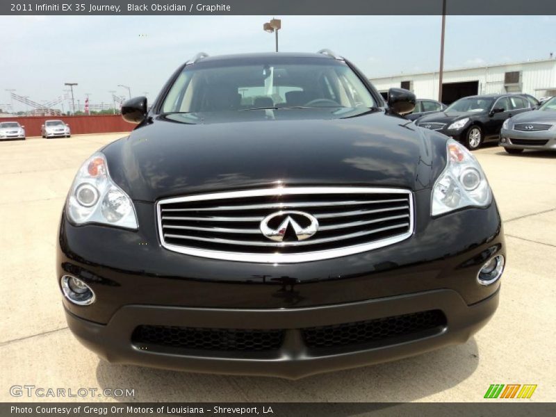 Black Obsidian / Graphite 2011 Infiniti EX 35 Journey