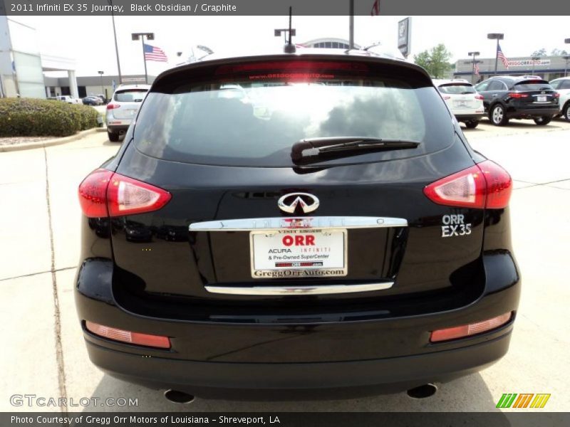 Black Obsidian / Graphite 2011 Infiniti EX 35 Journey