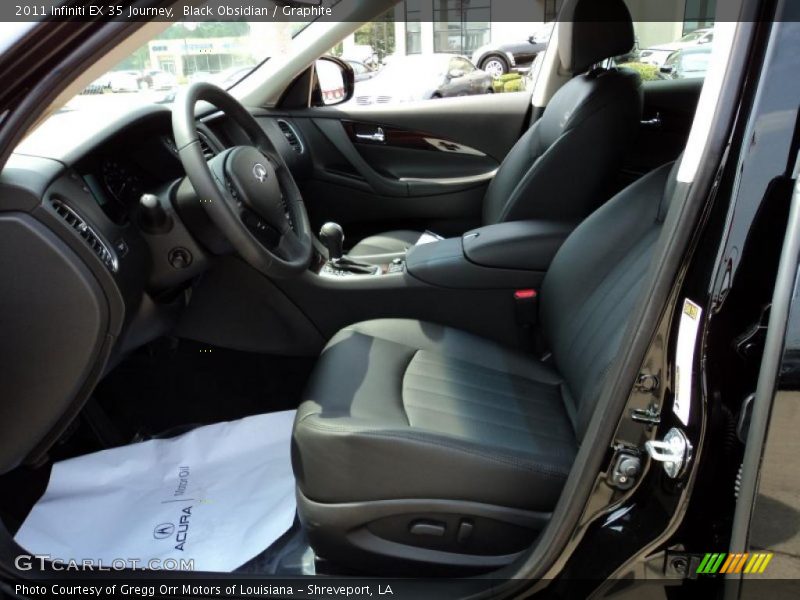 Black Obsidian / Graphite 2011 Infiniti EX 35 Journey