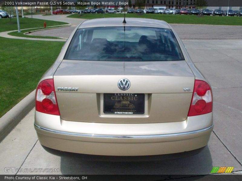 Mojave Beige Metallic / Beige 2001 Volkswagen Passat GLS V6 Sedan