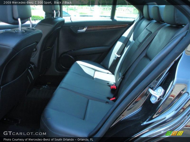 Black / Black 2009 Mercedes-Benz C 300 Sport