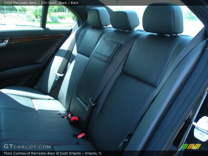 Black / Black 2009 Mercedes-Benz C 300 Sport