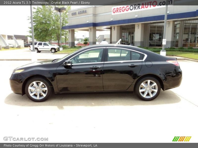 Crystal Black Pearl / Ebony 2012 Acura TL 3.5 Technology