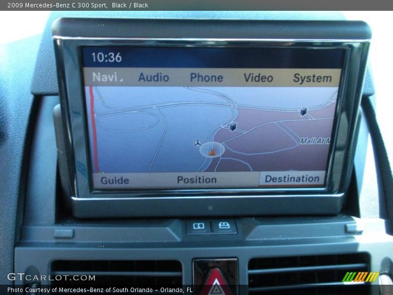 Black / Black 2009 Mercedes-Benz C 300 Sport