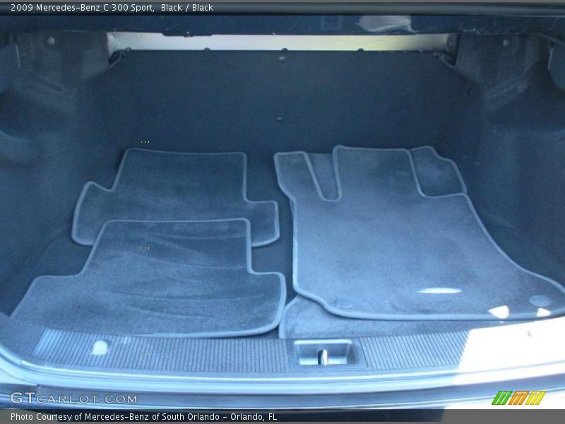 Black / Black 2009 Mercedes-Benz C 300 Sport
