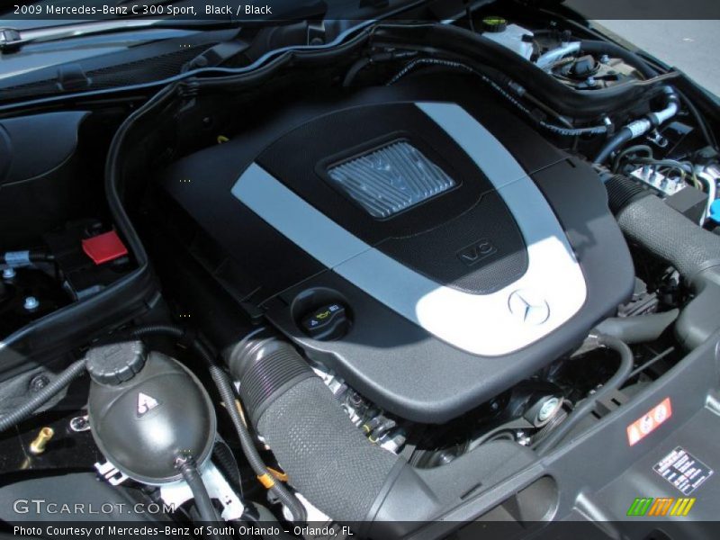 Black / Black 2009 Mercedes-Benz C 300 Sport