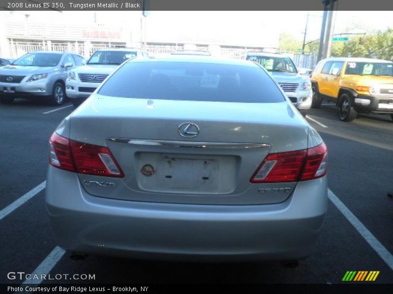 Tungsten Metallic / Black 2008 Lexus ES 350