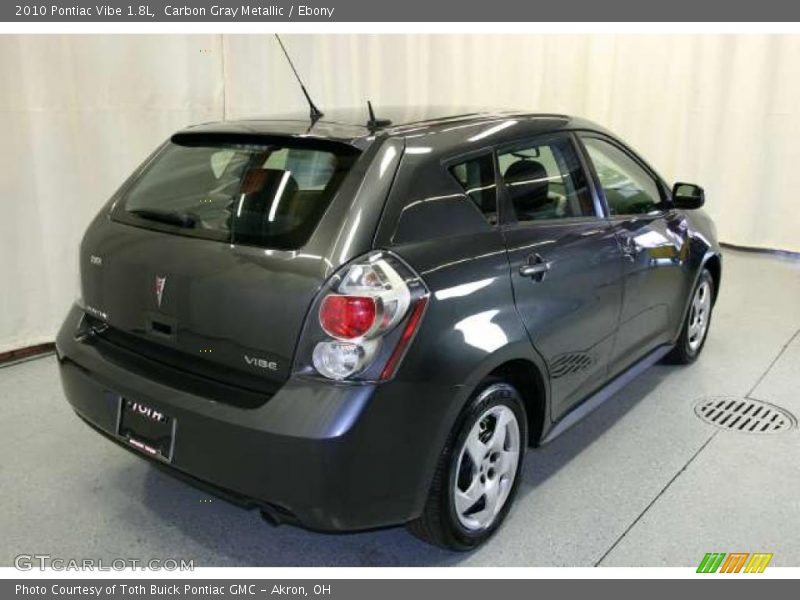 Carbon Gray Metallic / Ebony 2010 Pontiac Vibe 1.8L