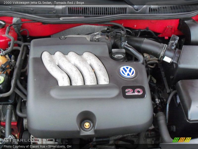 Tornado Red / Beige 2000 Volkswagen Jetta GL Sedan
