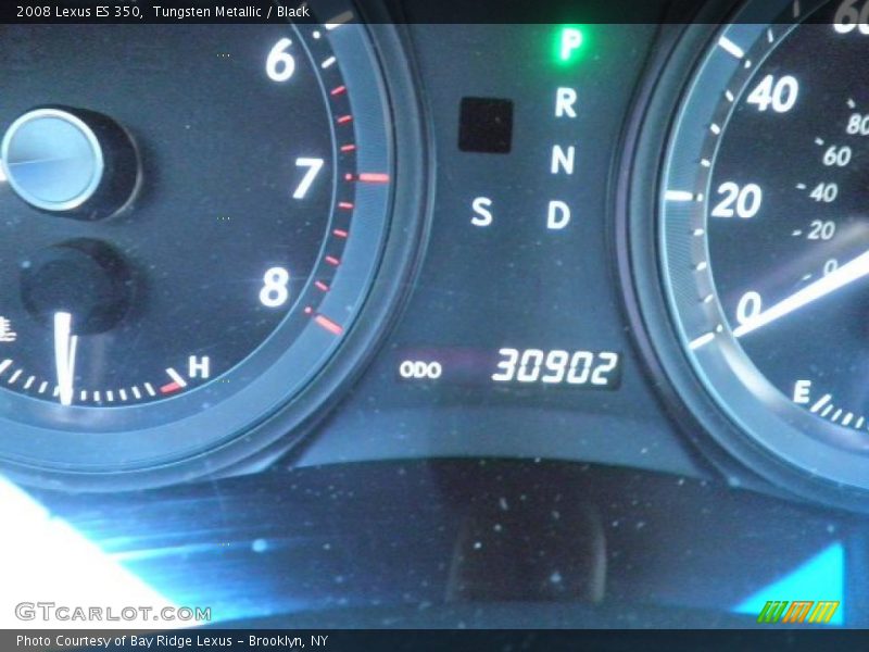 Tungsten Metallic / Black 2008 Lexus ES 350