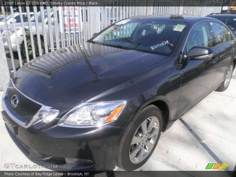 Smoky Granite Mica / Black 2008 Lexus GS 350 AWD