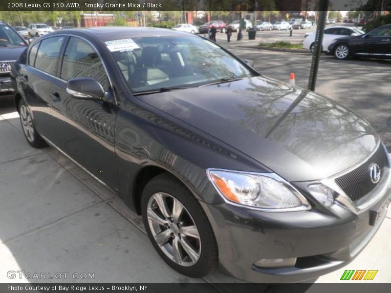 Smoky Granite Mica / Black 2008 Lexus GS 350 AWD