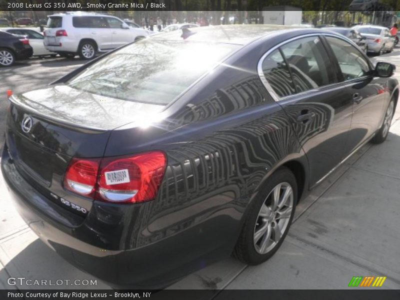 Smoky Granite Mica / Black 2008 Lexus GS 350 AWD