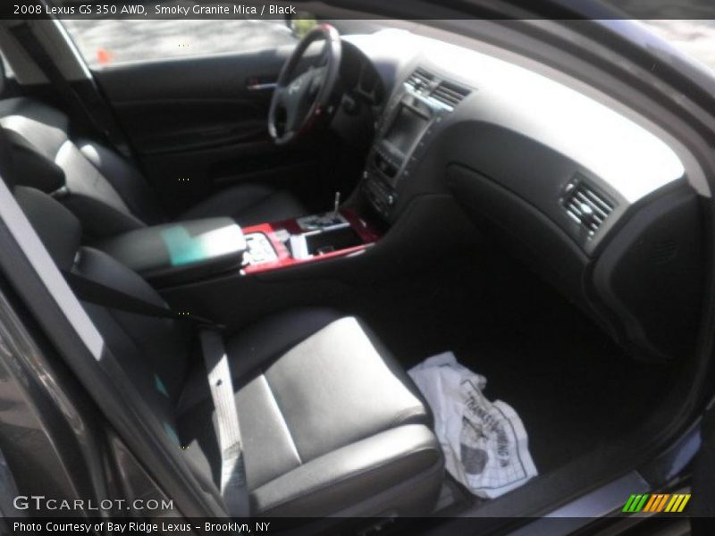 Smoky Granite Mica / Black 2008 Lexus GS 350 AWD