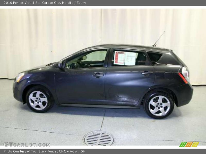 Carbon Gray Metallic / Ebony 2010 Pontiac Vibe 1.8L