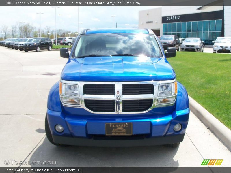 Electric Blue Pearl / Dark Slate Gray/Light Slate Gray 2008 Dodge Nitro SXT 4x4