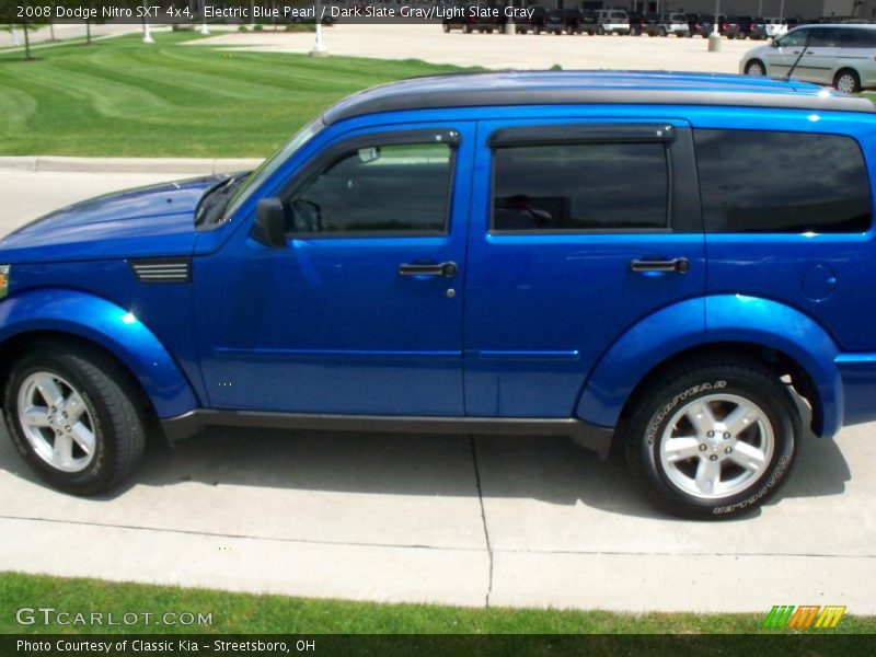 Electric Blue Pearl / Dark Slate Gray/Light Slate Gray 2008 Dodge Nitro SXT 4x4