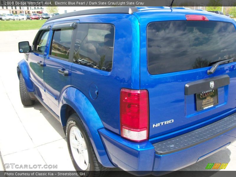 Electric Blue Pearl / Dark Slate Gray/Light Slate Gray 2008 Dodge Nitro SXT 4x4