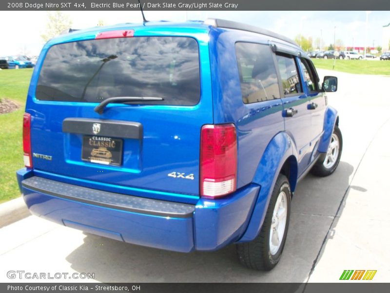 Electric Blue Pearl / Dark Slate Gray/Light Slate Gray 2008 Dodge Nitro SXT 4x4