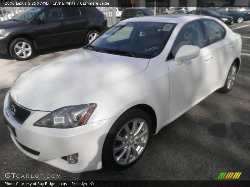 Crystal White / Cashmere Beige 2006 Lexus IS 250 AWD
