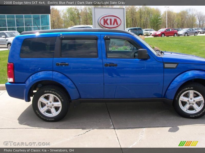 Electric Blue Pearl / Dark Slate Gray/Light Slate Gray 2008 Dodge Nitro SXT 4x4