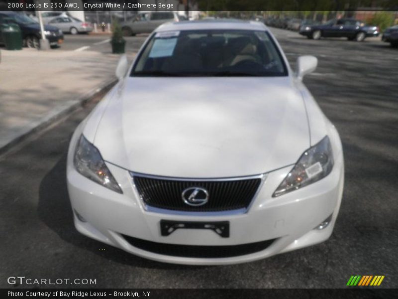 Crystal White / Cashmere Beige 2006 Lexus IS 250 AWD