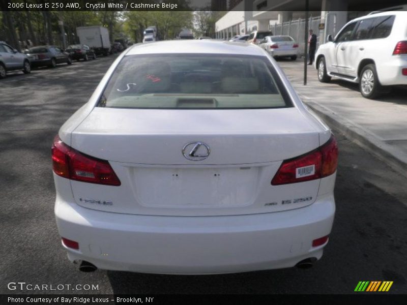 Crystal White / Cashmere Beige 2006 Lexus IS 250 AWD